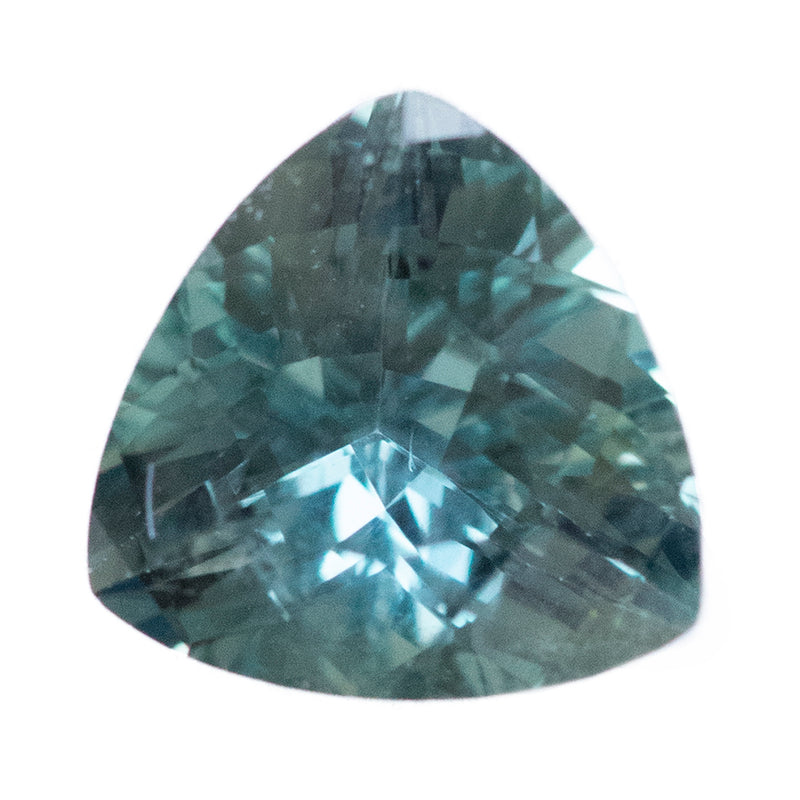 0.75CT TRILLION SAPPHIRE, TEAL GREEN, 5.9MM
