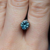 1.35CT OVAL MONTANA SAPPHIRE, PRECISION CUT, ICY DENIM BLUE, 6.9X5.9X4.3MM