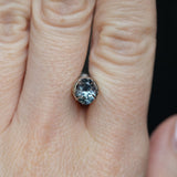 1.29CT OVAL MONTANA SAPPHIRE, LAVENDER PURPLE WITH BLUE, 7.03X5.56MM, UNTREATED