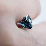 1.55CT TRILLION MADAGASCAR SAPPHIRE, ROYAL BLUE WITH TEAL, UNTREATED, 6.6X6.20MM