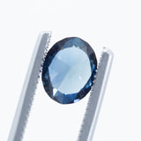 1.60CT OVAL NIGERIAN SAPPHIRE, MEDIUM BLUE, UNHEATED, 7.96X6.34MM