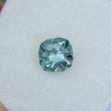 1.69CT SQUARE CUSHION MONTANA SAPPHIRE, TEAL BLUE GREEN, 6.50X4MM, UNTREATED
