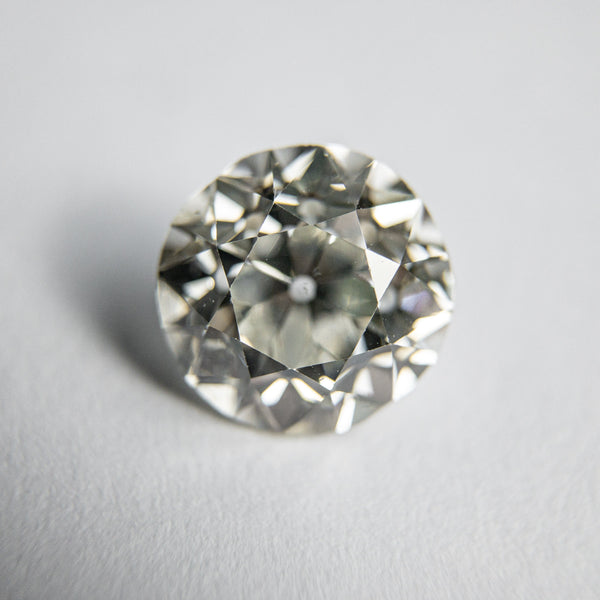 2.18ct 8.05-7.78x5.36mm GIA VS2 J Round Old European Cut 18012-01 Memo - Misfit Diamonds