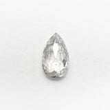 0.66ct 7.53x4.46x2.31mm Pear Double Cut 19143-21 - Misfit Diamonds