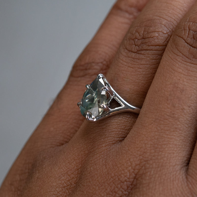 Grey pear diamond Clearance