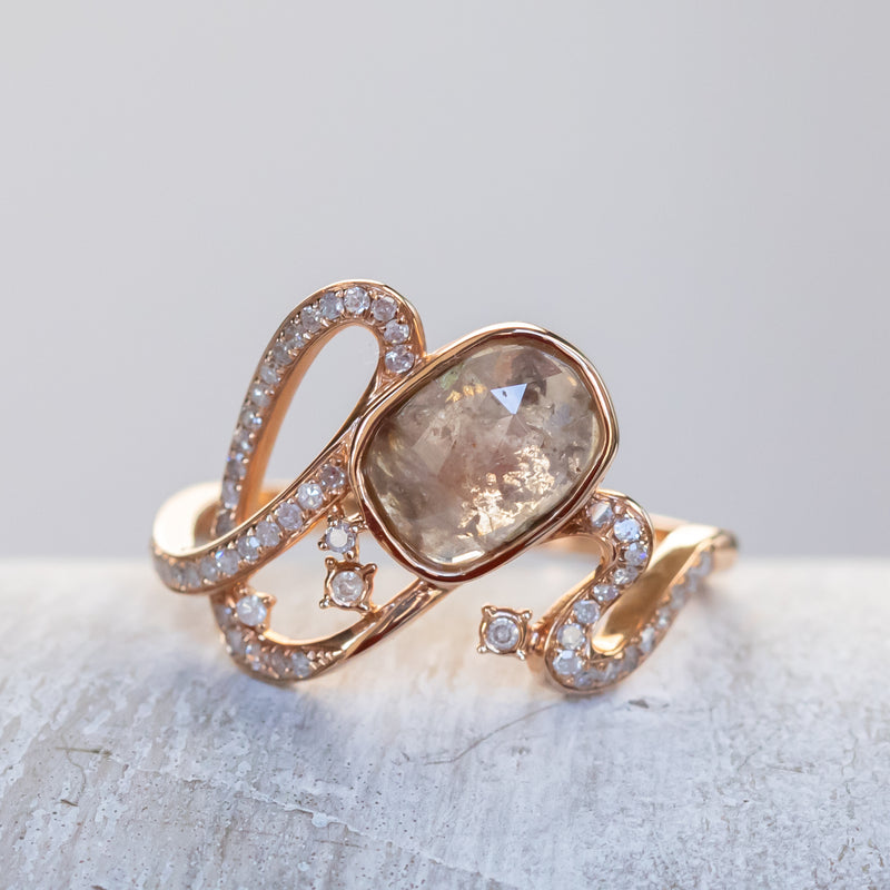NEW Vintage 18K Rose Gold AAAA Quality Cubic Zirconia Luxury Ring sets –  Rings Universe