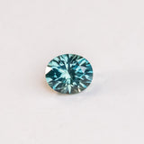 1.94CT OVAL PRECISION CUT MONTANA SAPPHIRE, GREENISH BLUE, 7.8X6.5MM