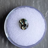 1.83CT OVAL TANZANIA SAPPHIRE, COLOR SHIFTING MAUVE CHAMPAGNE TO GREEN, 8.11X6.68X4.38MM