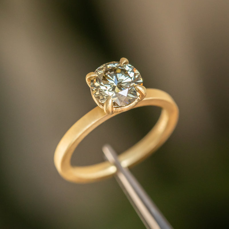 3mm Flat Half Eternity Diamond Wedding Engagement Band, Diamond Ring,  Natural Diamond Couples Ring, Matching Bands, 14K Gold Double Band - Etsy