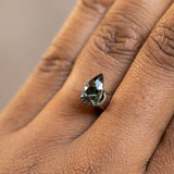 1.67CT PEAR TANZANIAN SAPPHIRE, COLOR SHIFTING FROM MERLOT PURPLE TO TEAL, 9.23X5.97X4.18MM