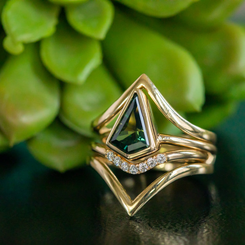 Phoebe Gold Diamond and Orange Sapphire Ring – MOI - Boutique Everyday  Luxury