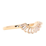Sunset Curved Baguette Diamond Band in Recycled 14k Gold