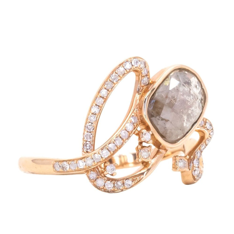 Buy SILVERSMITH'S STUDIO Enamel Wiggly Ring Blue statement rings y2k rings  funky rings enamel rings gold plated rings Korean Fashion at Amazon.in