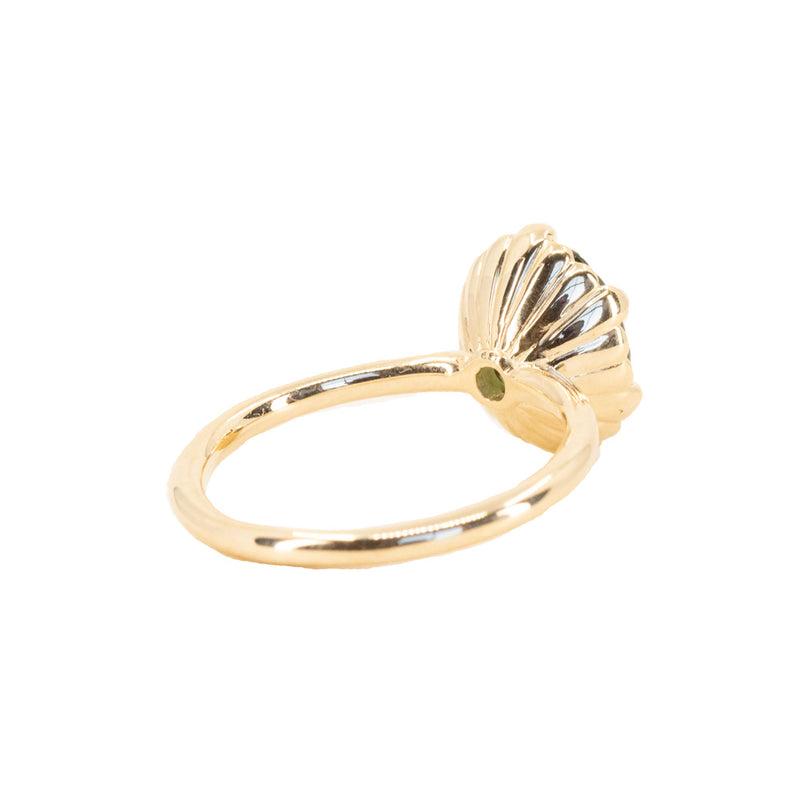 Scallop Setting Scallop Cup Solitaire - Setting – Anueva Jewelry
