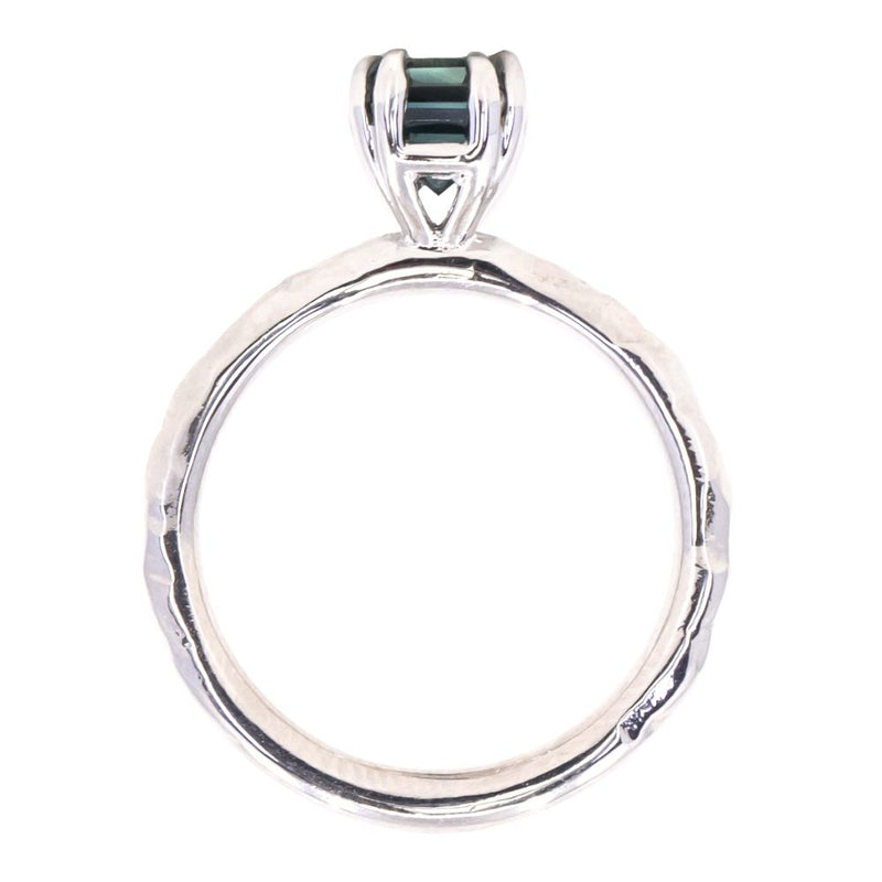 Double Prong Evergreen Solitaire, Stackable - Setting
