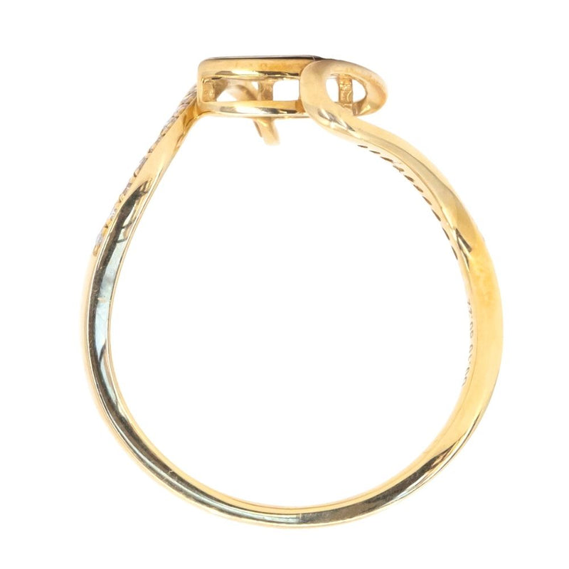 Slice Rings Rustic Diamond Slice Ring in 18k Yellow Gold – Anueva Jewelry
