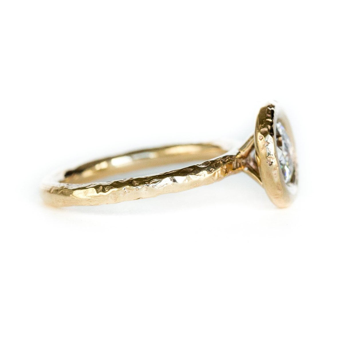 Chunky Bezel Solitaire, Stackable - Setting – Anueva Jewelry