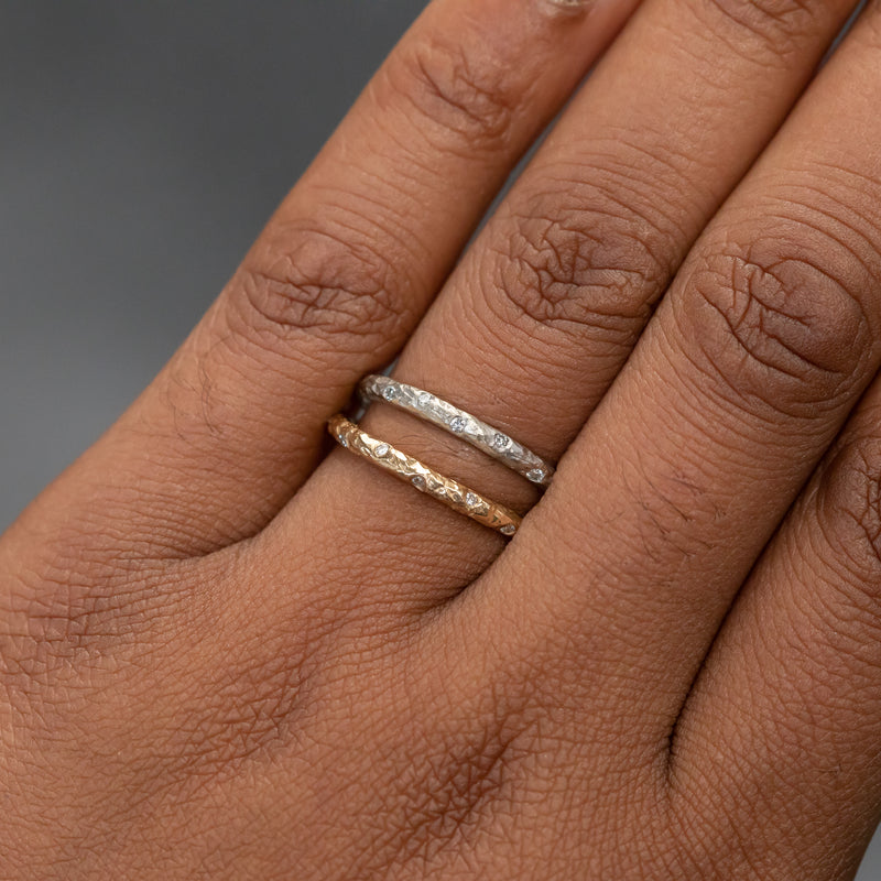 Embedded diamond band Outlet