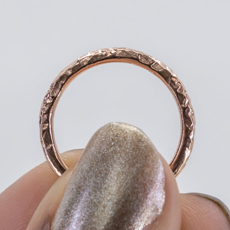 Straight Evergreen Band without diamonds- Wedding Band Recycled