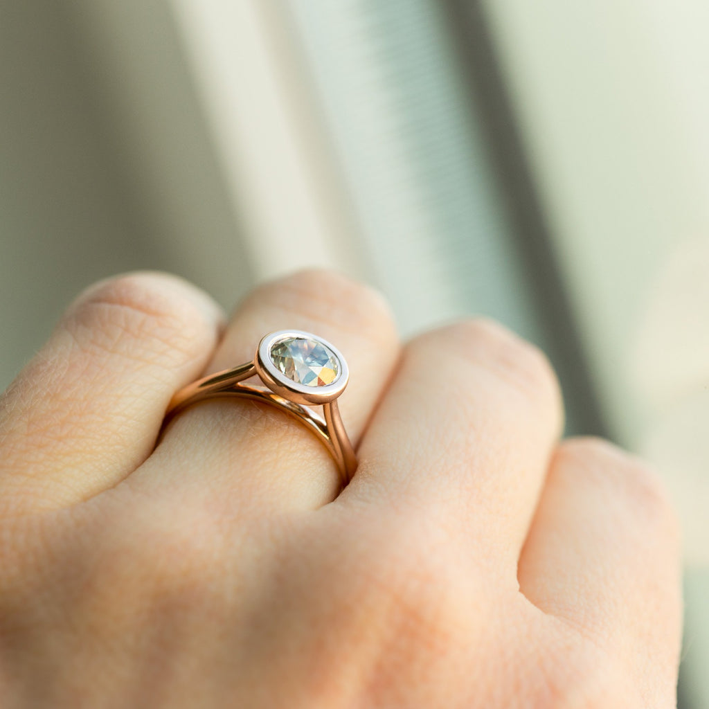 Contemporary Bezel, Stackable - Setting – Anueva Jewelry