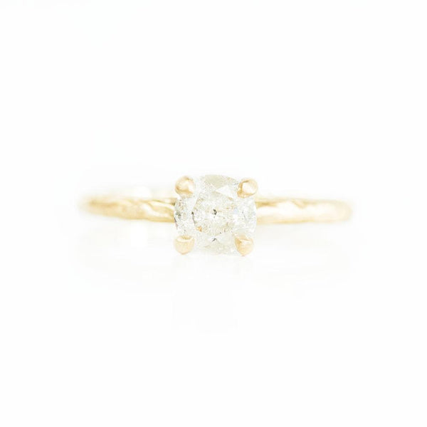 0.71ct Canadian Diamond Evergreen Solitaire in 14k Recycled Yellow Gold