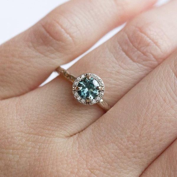 Teal montana 2025 sapphire ring