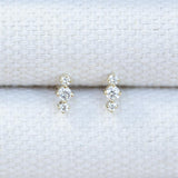 Diamond Stud Earrings in 14K Yellow Gold