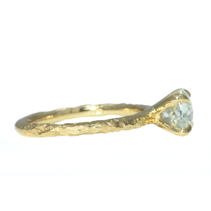 1.32ct GIA Crown Jubilee® Diamond Evergreen Solitiare in 18k Yellow Gold