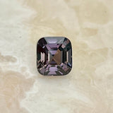 3.00CT CUSHION CUT MADAGASCAR SAPPHIRE, GREY-GREEN TO MERLOT PURPLE RED, 7.82X7.19X5.56MM