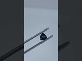 1.55CT TRILLION MADAGASCAR SAPPHIRE, ROYAL BLUE WITH TEAL, UNTREATED, 6.6X6.20MM