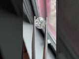 1.16CT ROUND BRILLIANT SALT AND PEPPER DIAMOND, GLITTERY BRILLIANT WITH SPECKLE INCLUSIONS, 6.40X4.27MM