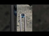 1.48CT OVAL MONTANA SAPPHIRE, TEAL BLUE GREEN 7.19X5.83MM