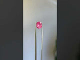 1.75CT OVAL MOZAMBIQUE SAPPHIRE, BRIGHT PINK, 8.22X7.10X4.17MM
