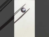 1.48CT ROUND MONTANA SAPPHIRE, COLOR SHIFTING SILVER PURPLE GREY, 6.3MM