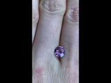 1.03CT OVAL BURMESE SPINEL, PINK AND PURPLE, UNTREATED, 6.6MM