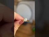 1.30ct Round Crown Jubilee® Cut Diamond 6-Prong Low Profile Ring in 18K Yellow Gold