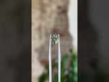 1.56CT OVAL PRECISION CUT MONTANA SAPPHIRE, MINTY TEAL GREEN, 7.38X6.31MM