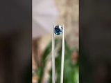 1.37CT Round Sri Lanka Sapphire, Ceylon Blue, 6.48x4.36MM