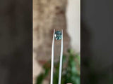 1.94CT OVAL PRECISION CUT MONTANA SAPPHIRE, GREENISH BLUE, 7.82X6.58MM