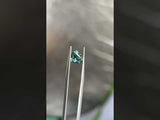 1.61CT HEART MADAGASCAR SAPPHIRE, SILKY PARTI TEAL BLUE GREEN, 7.33X6.50X4.37MM, UNTREATED