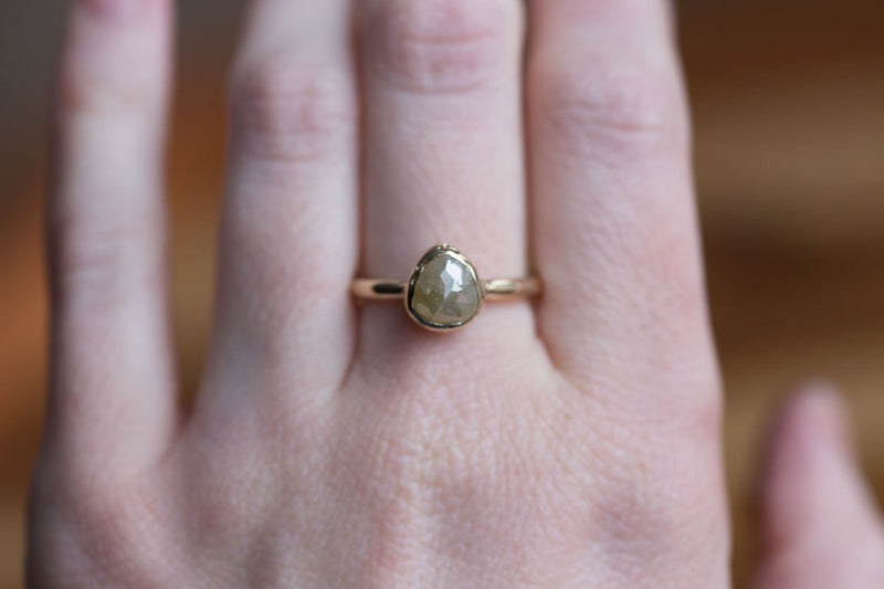Unique Earthy Engagement Rings