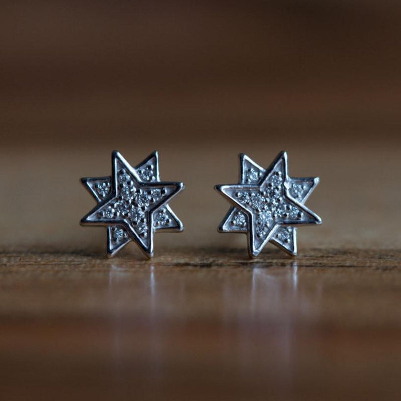 925 Sterling Silver Gold Plated Star Design Earring at Rs 125/gram | Silver  Fashion Earring in Jaipur | ID: 22322376591